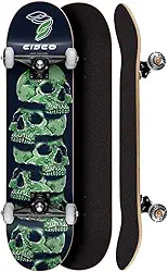 Skate Montado Profissional Cisco Skull Green 7.75" - Abec 7