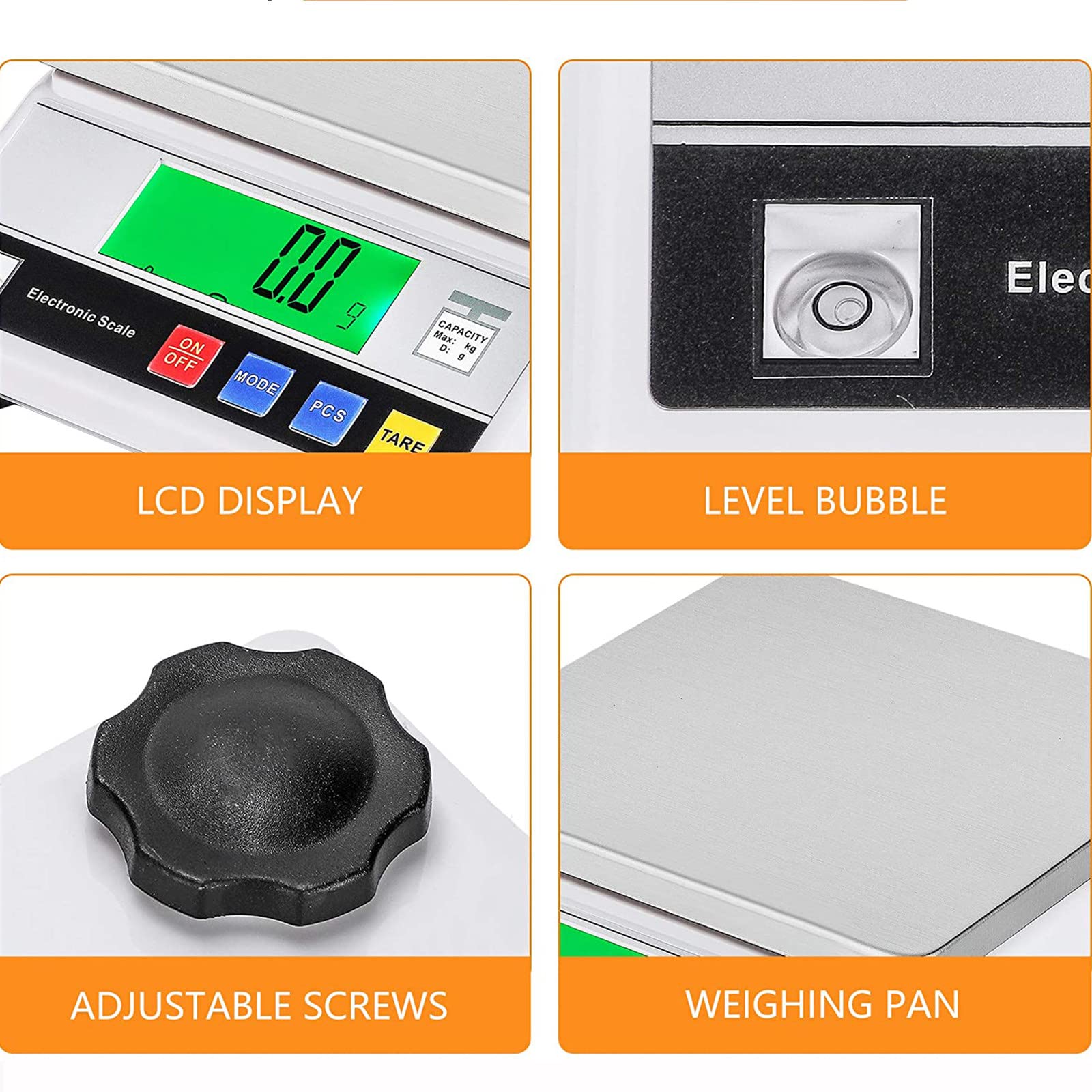 Báscula electrónica analítica digital de alta precisión, báscula industrial de laboratorio, báscula de conteo precisa, báscula científica de laboratorio, báscula de cocina, báscula para joyería, 7,5
