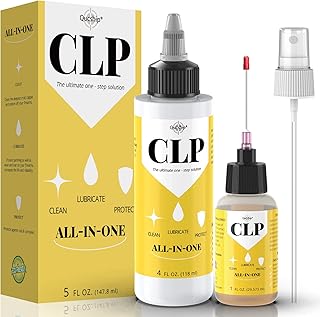 Gun Oil 4 oz & 1 oz Needle Oil, Multi-Purpose Gun Cleaner, Gun Cleaning Kit CLP and Gun Oil Cleaner, Lubricant and Protect...