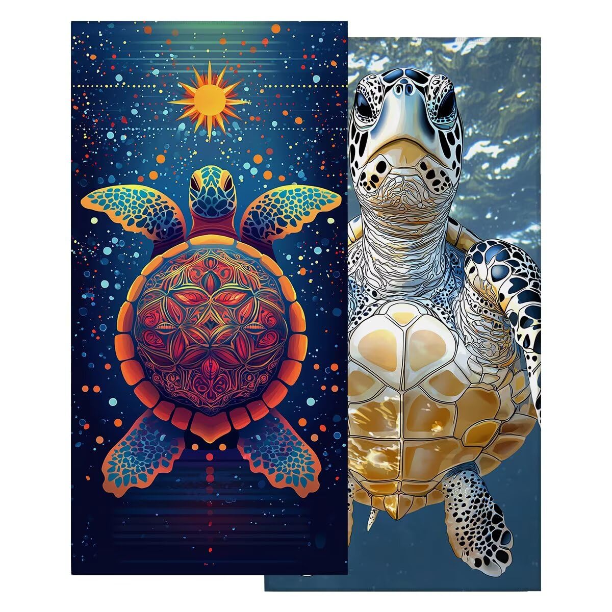 Ręcznik plażowy XXL 80 x 160 cm, zestaw 2 ręczników kąpielowych z mikrofibry, odporne na piasek ręczniki plażowe, szybkoschnące prześcieradło kąpielowe dla mężczyzn i kobiet, przenośne ręczniki