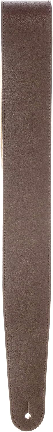 D'Addario Accessories Leather Guitar Strap - Guitar Accessories - Electric Guitar Strap, Acoustic Guitar Strap, Acoustic Electric Guitar Strap & Bass Guitar Strap - Soft Garment - Brown