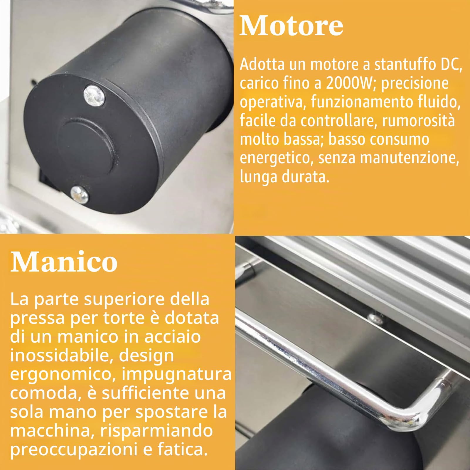 Macchina Elettrica Stendi-Impasto Pizza 22/25/30 cm - Pressa Professionale in Acciaio Inox per Casa/Ristoranti/Pasticcerie