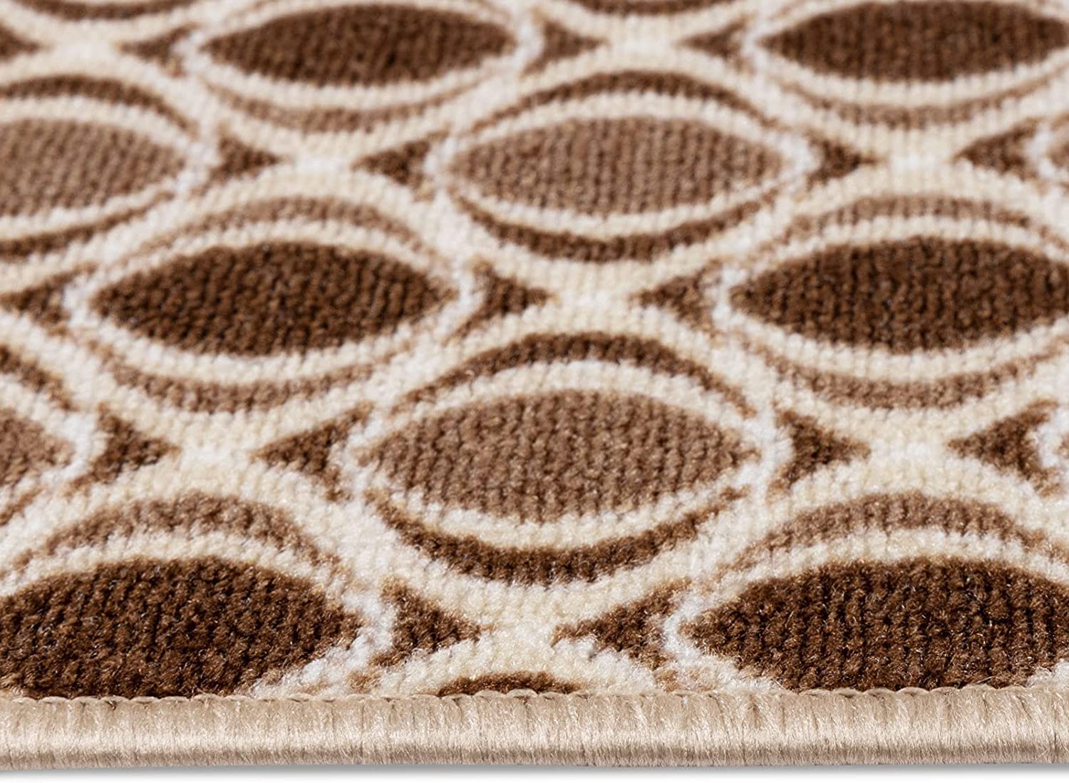 Floordirekt Tapis de couloir en liège - Pour cuisine, couloir et salon - Tapis à boucles fines - Antidérapant et antistatique - Tapis de couloir (80 x 300 cm)