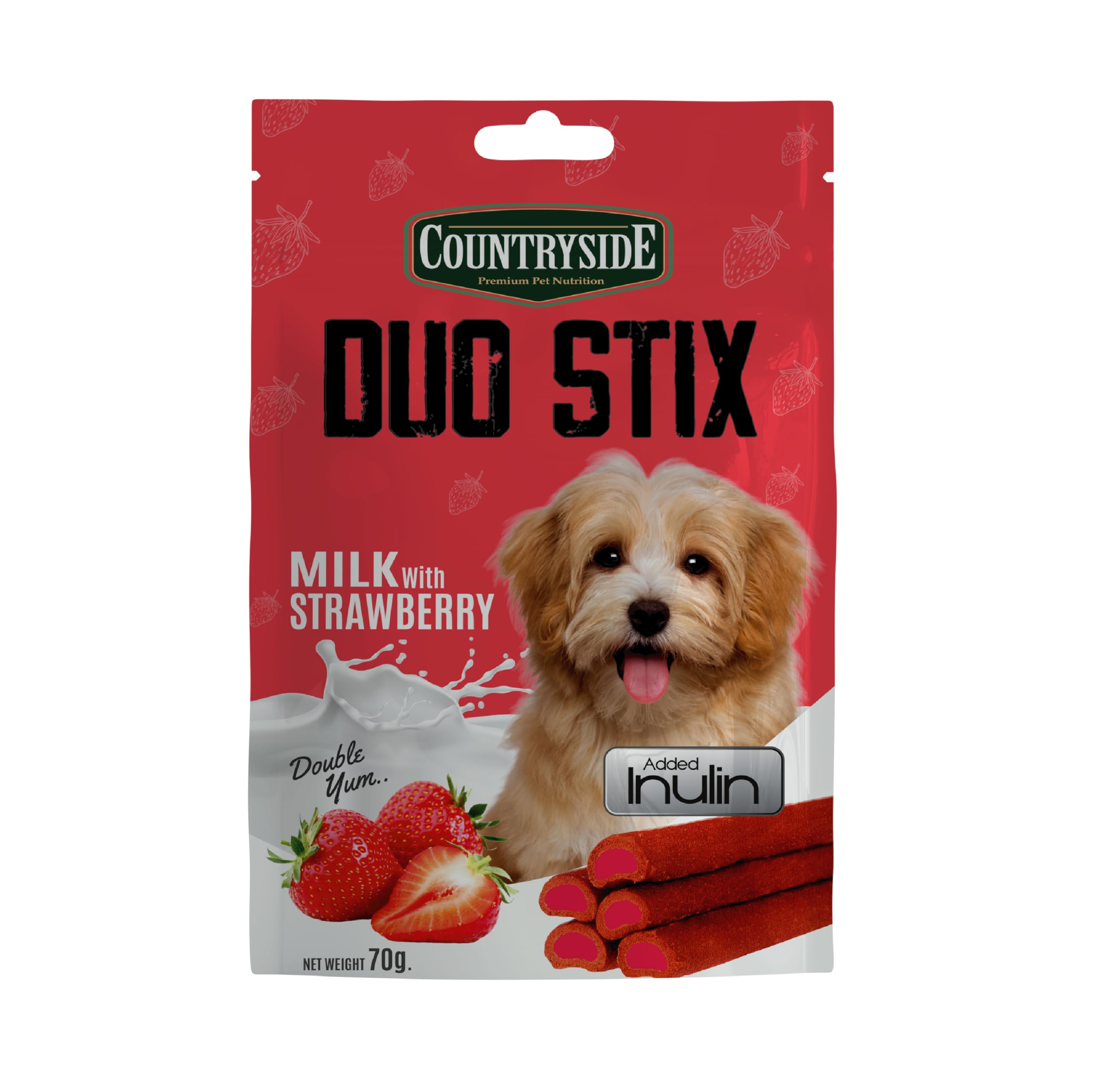 CountrysideDoustix Milk with Strawberry 70g