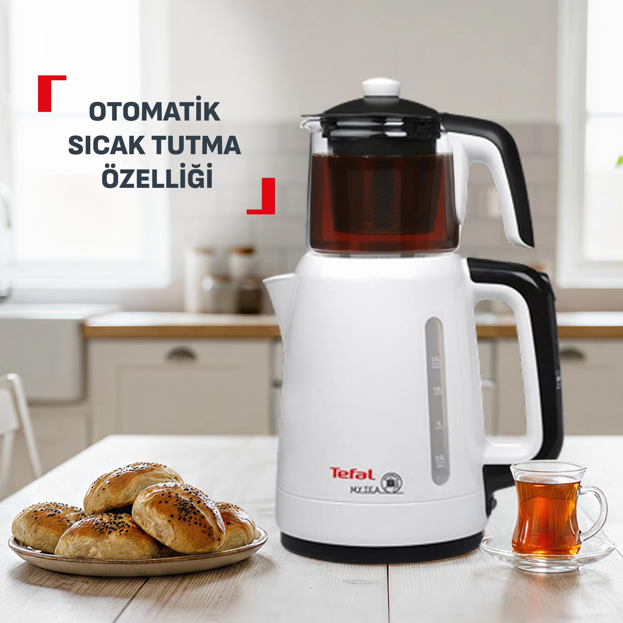 Tefal Tefal My Tea 1500 Watt Çay Makinesi - Beyaz