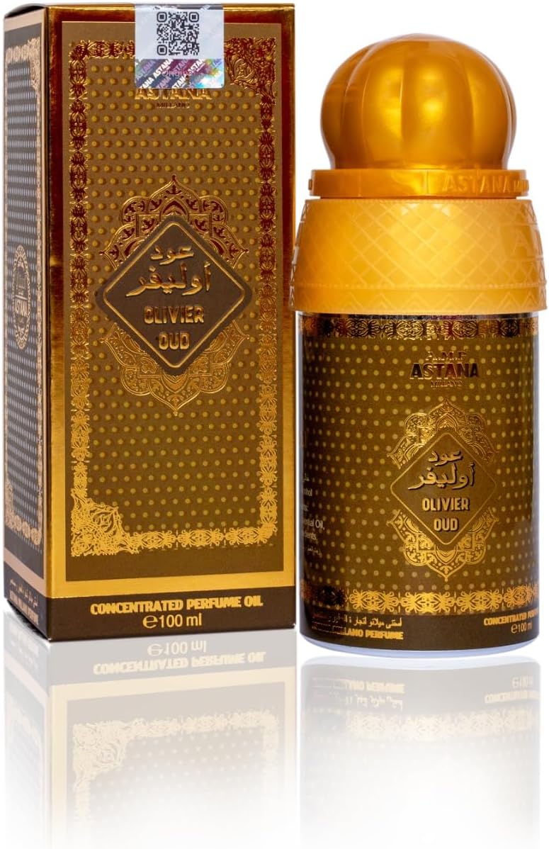 Olivier oud Concentrated Perfume Oil 100 Ml,Alcohol-Free, Long-Lasting Arabian Fragrance for Men & Women