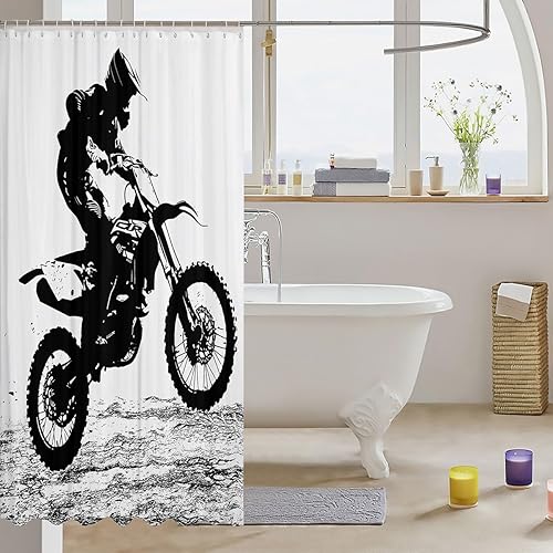 Vista 125 de Erosebridal Kids Tie Dye Shower Curtain, Girls Bohemian Hippie Bath Curtain, Watercolor Psychedelic Bathroom Accessories, Waterproof Polyester