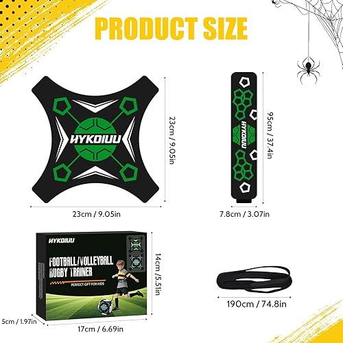 Miniatura 2 de Entrenador de fútbol, equipo de entrenamiento de práctica individual de fútbol, patada de fútbol, entrenador de malabarismos mejora el control de la