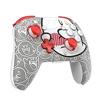 Vista 7 de PDP Gaming REMATCH GLOW Wireless Nintendo Switch Pro Controller, Licensed, Nintendo Switch 2 Lite OLED, Motion Controls, Rechargeable Battery Power