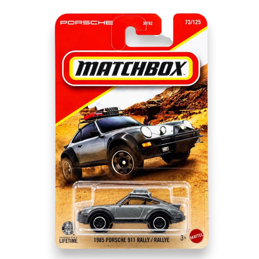 Matchbox 1:64 Scale 1985 Porsche 911 Rally for 3 Years & Above 73