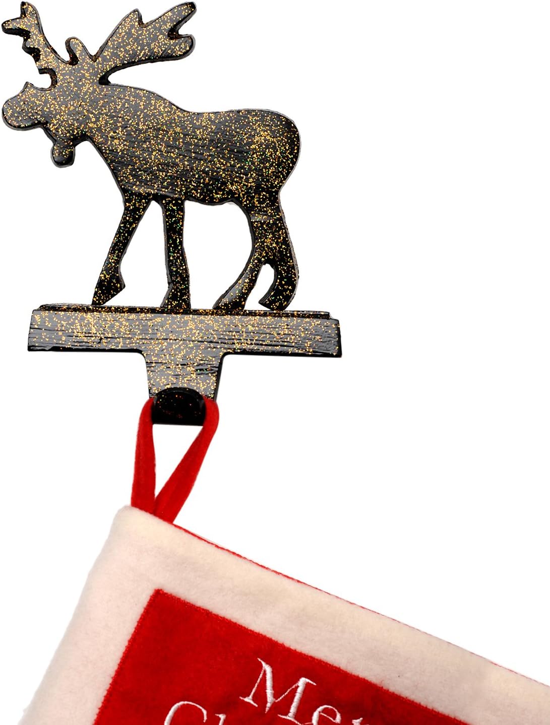 Ganci Per Calze Di Natale - 4 Pezzi In Metallo, Per Camino, Tavolo, Decorazioni Natalizie - Foto 8