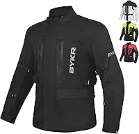 BYKR Adventure Touring Motorcycle Jacket Men Women CE Armored Breathable Cordura Textile Enduro Riding Gear