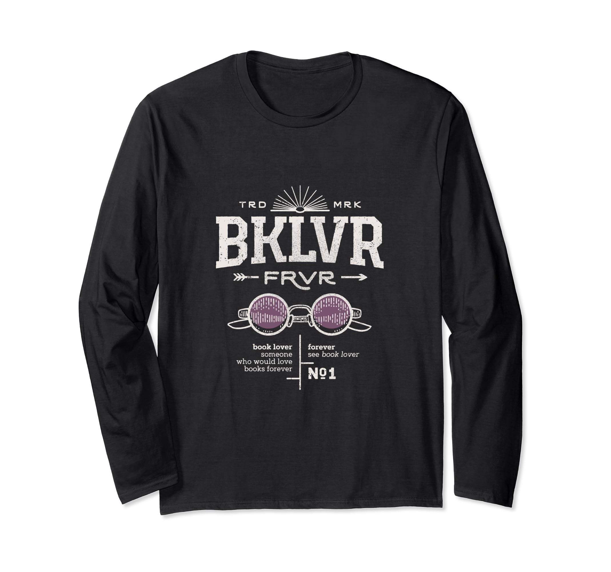 Book Lover Definition BKLVR Long Sleeve T-Shirt