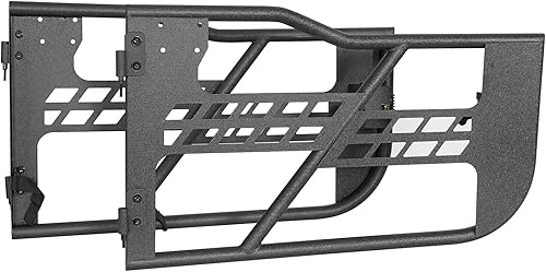 Miniatura 7 de Hooke Road Wrangler JL Gladiator 2 puertas de tubo de media puerta, puertas tubulares todoterreno para Jeep Wrangler JL y Gladiator JT 2018-2025