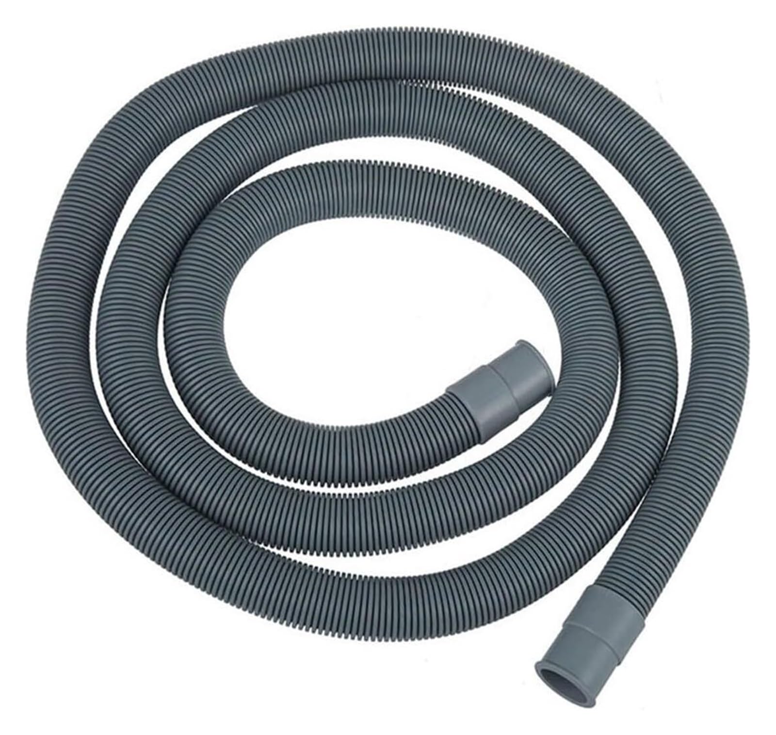 Zestaw przedłużający węża spustowego szary 2 metry 20 mm do pralki, suszarki, zmywarki