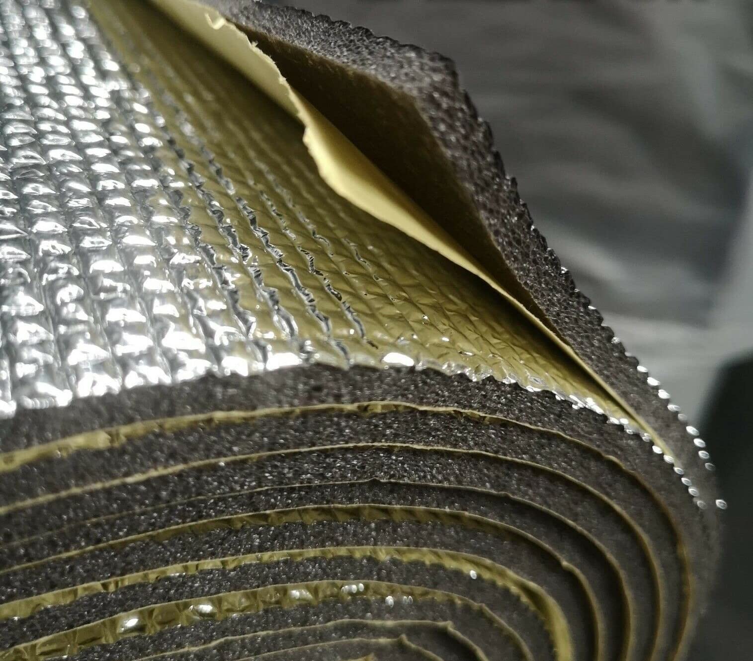 10mm Thick- UltraTherm Foil-Faced Insulation Foam – Car/Camper/Van/Caravan - Multi Option Lengths… (15meter x 1meter)