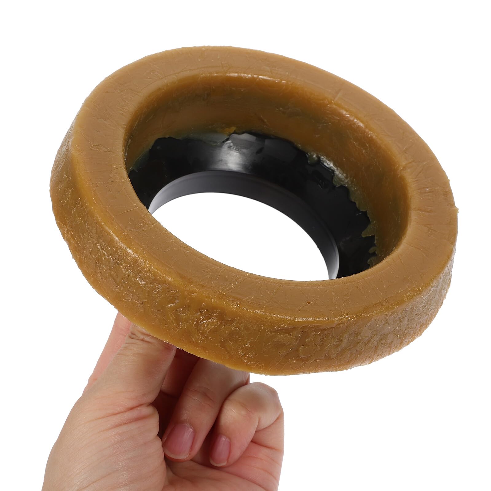 4 Ensembles Joint de Wc Étanche avec Bride Anneau de Remplacement Épais pour Cuvette Ronde et Allongée Accessoire Salle de Bain Anti-fuite Facile à Installer