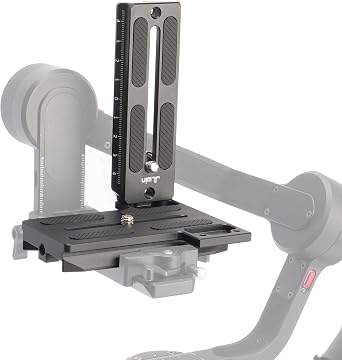 FocusFoto L Bracket Vertical Horizontal Switching Camera Quick Release Plate for ZHIYUN Crane 2/3 LAB, Weebill-S/3/2 and for DJI Ronin RSC2 RS2 Gimbal Stabilizer, for Manfrotto 501PL Arca-Swiss Tripod