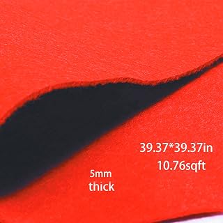 Speaker Box Carpet Fabric : Car Trunk Truck Auto Automotive Liner Speakers Subwoofer Interior Cover Roll Carpeting for Sub Box Polyester Fiber Material （Folded） (3.28ft*3.28ft Intensive Thickened)