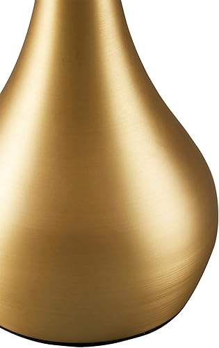 Miniatura 7 de Versanora Sarah - Moderna lámpara de mesa de lectura lateral con sensor de control táctil, pequeña luz de pie con pantalla de tambor, acabado de