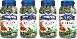 Litehouse Freeze Dried Italian Herb Blend, 0.49 Ounce, 4-Pack