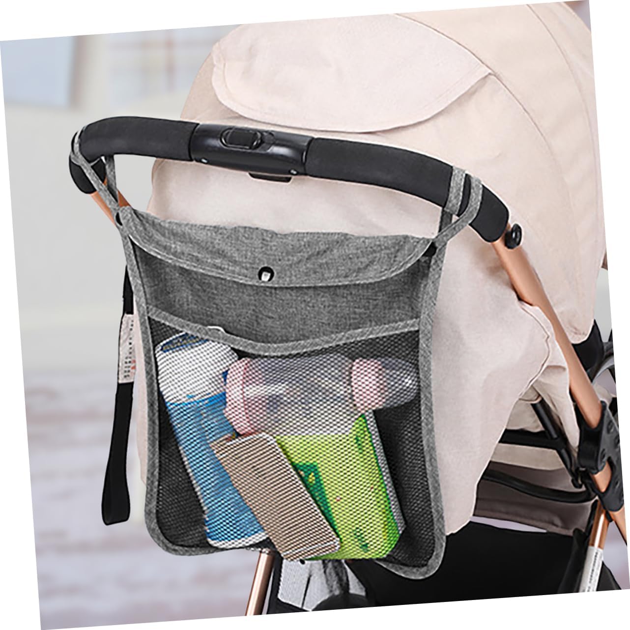 2pcs Stroller Bag Organizer Capacity Diaper Bag Stroller Accessory Hanging Travel Organizer