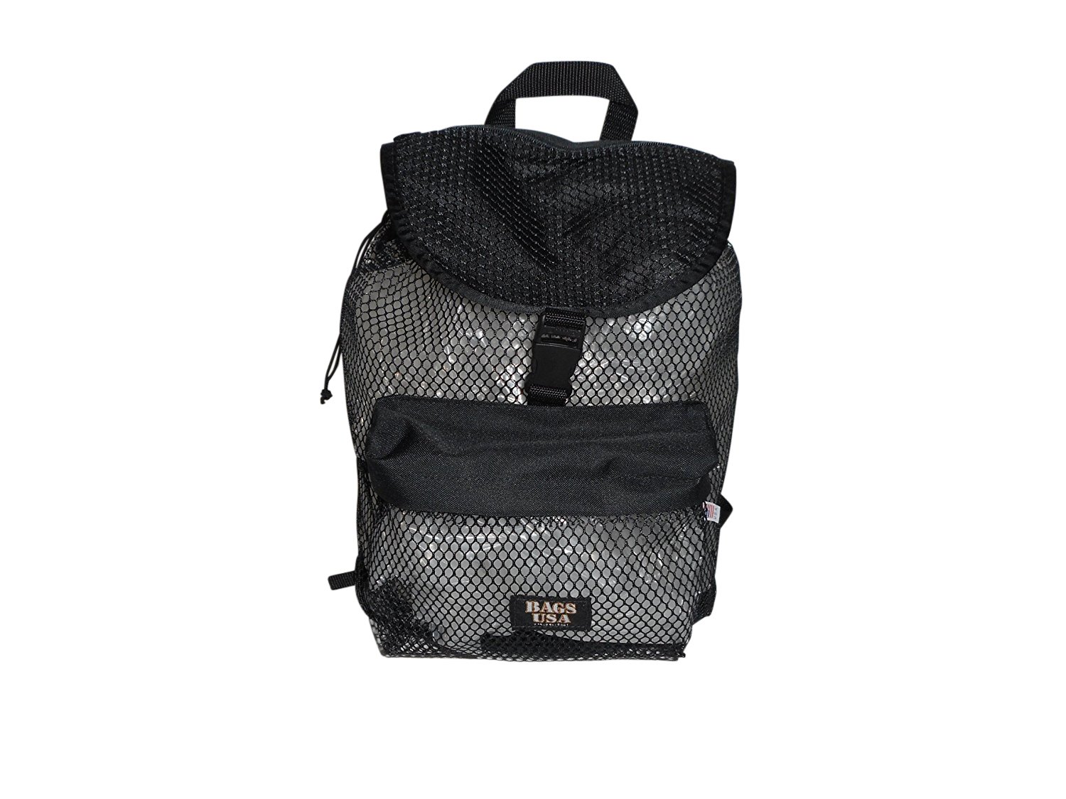 Amazon.co.jp: BAGS USA メッシュ巾着バックパック ジム ビーチに最適 