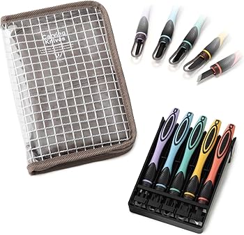 Amazon.co.jp: モリベクリエーション 彫刻刀セット 2WAYGRIP