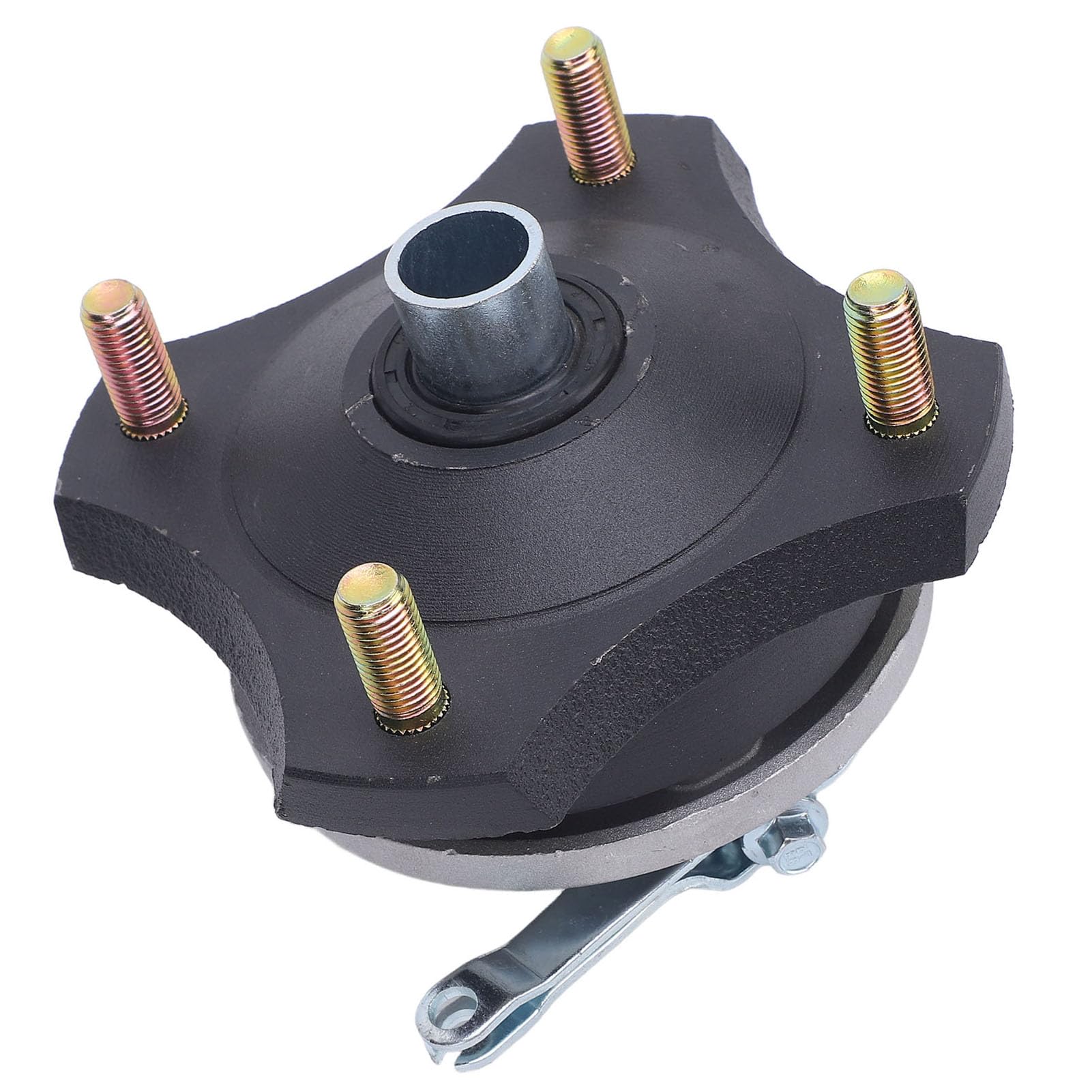 Jeffergarden Hub Bici Freno a Tamburo, Lega di Metallo Facile Installare di Batteria Freno a Bullone 4xm10 per 110 ATV GO Kart Utv