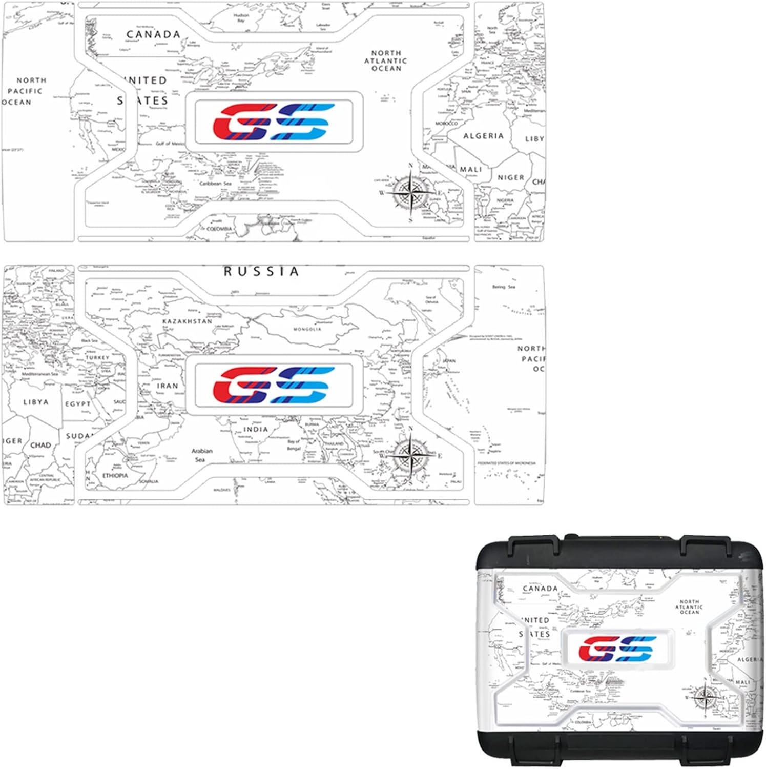 BMW F800GS Aufkleber Set - Tankpad Aus Polyurethan 2008-2012