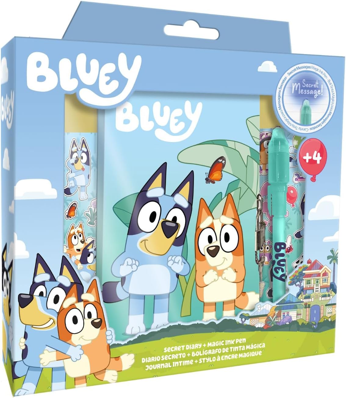 Kids Licensing - Diary with Bluey Magic Pen