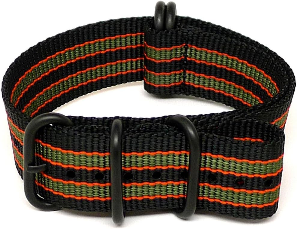 Da LucaBallistic Nylon Military Watch Strap (PVD Buckle) 18mm 20mm 22mm 24mm 26mm