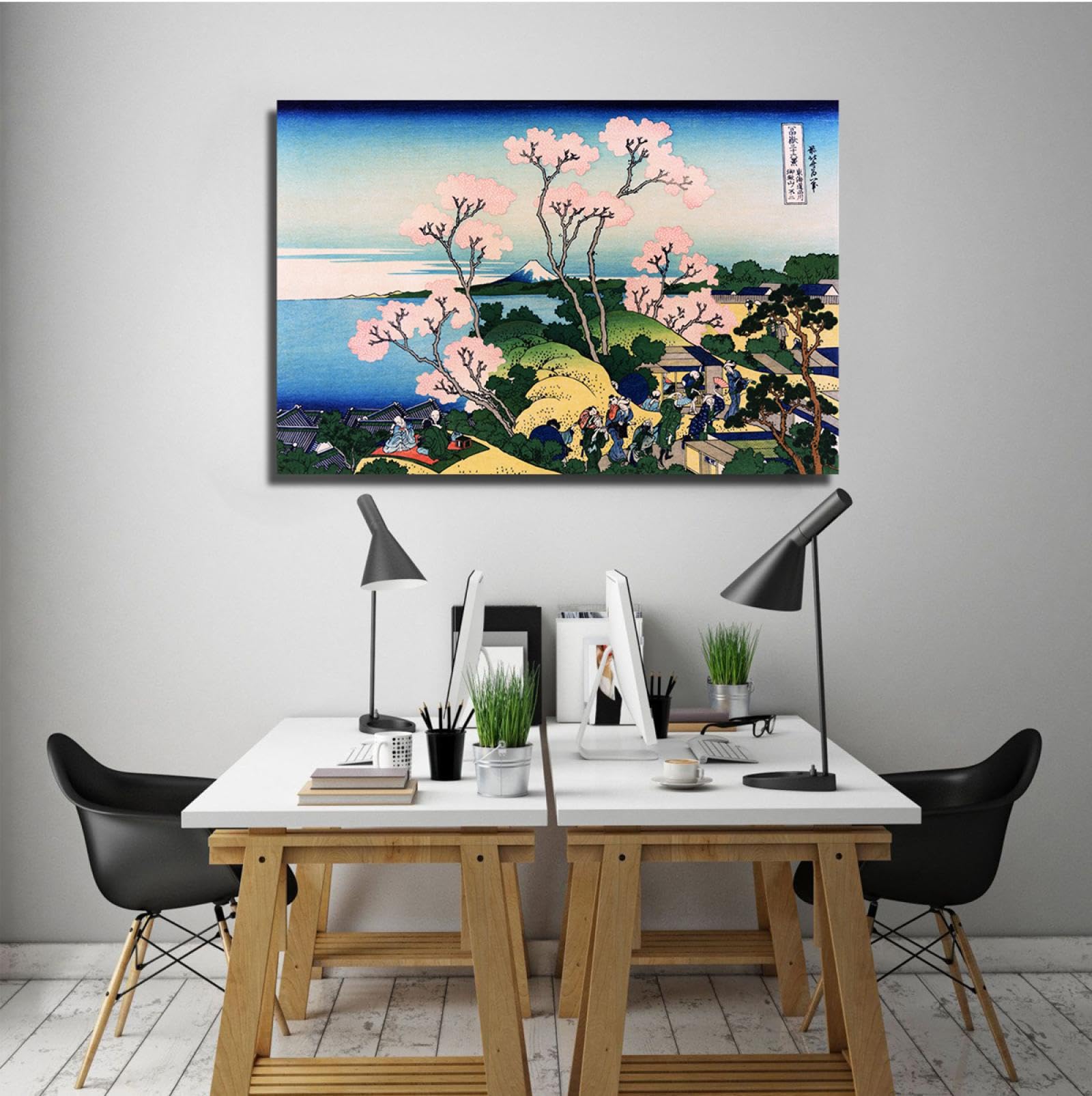 Amazon.com: LAIZIHOME Japanese Ukiyo-e Style Canvas Wall Art