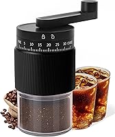 Vista 1 de Manual Coffee Grinder with Ceramic Burr, 40g Capacity,35 Adjustable Settings,Portable Hand Mill for Espresso, French Press, Drip,Pour Over,Cold
