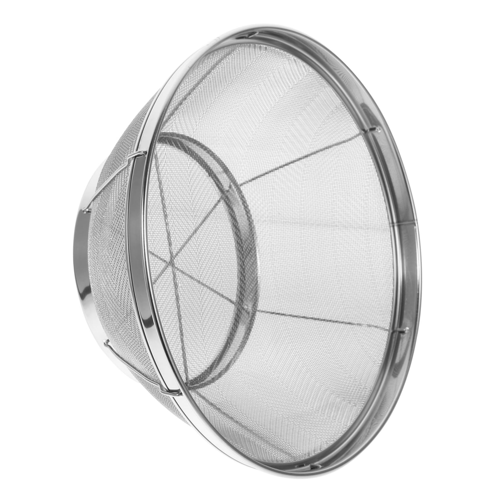 Anneome 4 Coladores de Malla Fina para Cocina Cuenco para Lavar Arroz Cesta de Drenaje de Acero Inoxidable.
