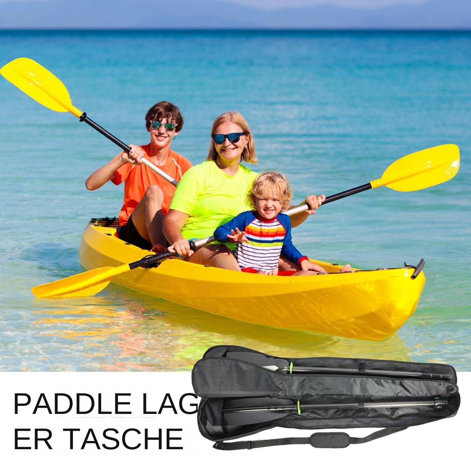 Kajak-Paddel-Tragetasche, Kajak-Paddel-Aufbewahrungstasche | Tragetasche, Kajak-Paddel-Organizer-Tasche | Wasserdichter 3-teiliger Paddel-Organizer mit verstellbaren Riemen, dickes Oxford-Gewebe für K
