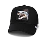 Core Combo Trucker Hat for Men and Women, Black (The Vicious Snake), One Size
