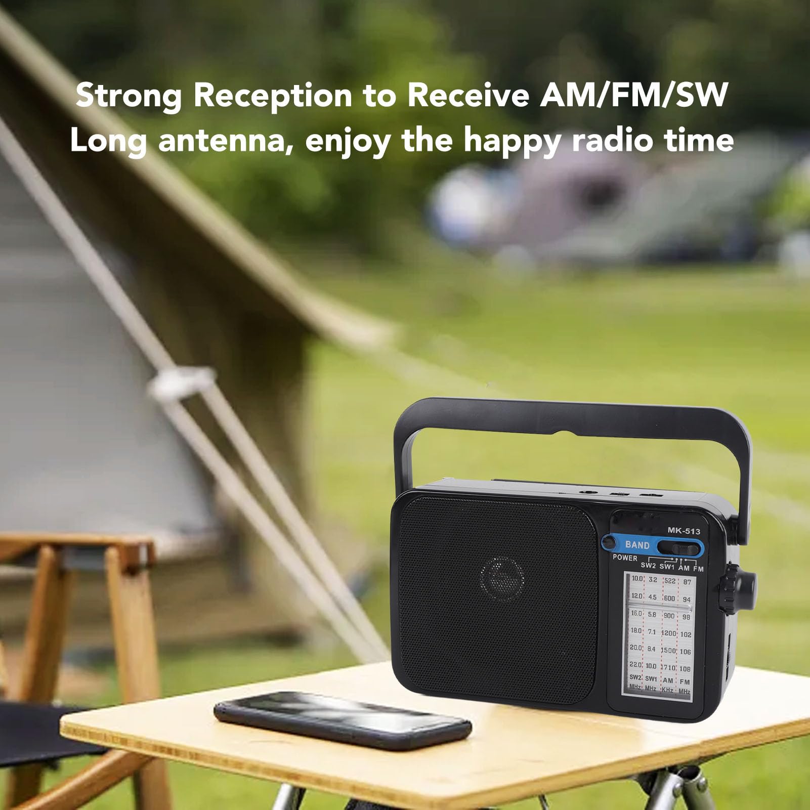 YOSOO Radio Pleine Bande Radio Portable à Bande Complète, FM VHF AM SW WB Radio De Numérique à