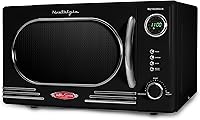 Vista 28 de Nostalgia Retro - Horno microondas de 0.7 pies cúbicos, 700 vatios, tamaño de encimera con plato giratorio de vidrio, cerradura de seguridad