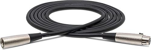 HOSA Cables de micrófono serie MCL - (100 pies) (negro)