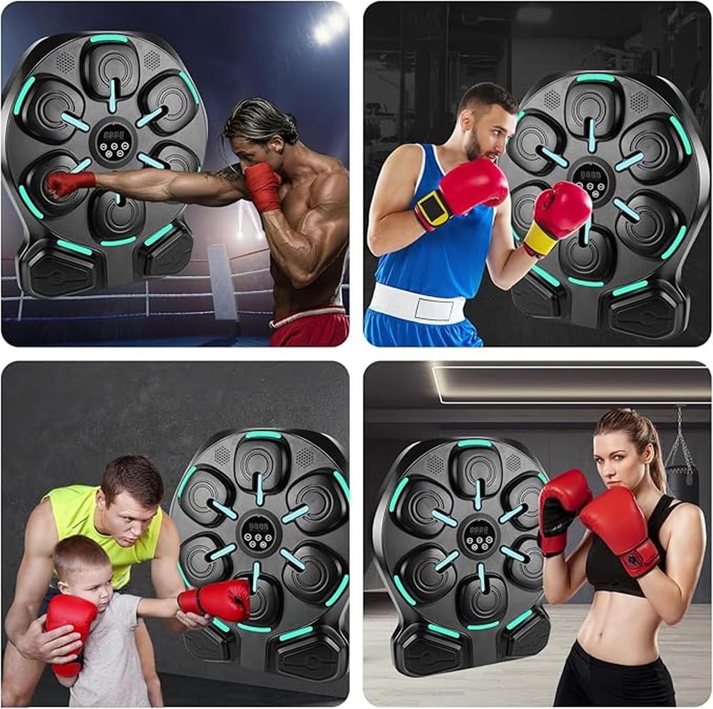 Guanti da Boxe Rossi con Riproduzione Musicale Bluetooth Esperienza | allenamento insieme all'attrezzatura da boxe per l'allenamento I guanti Pro Mex possono collegare il telefono per riprodurre