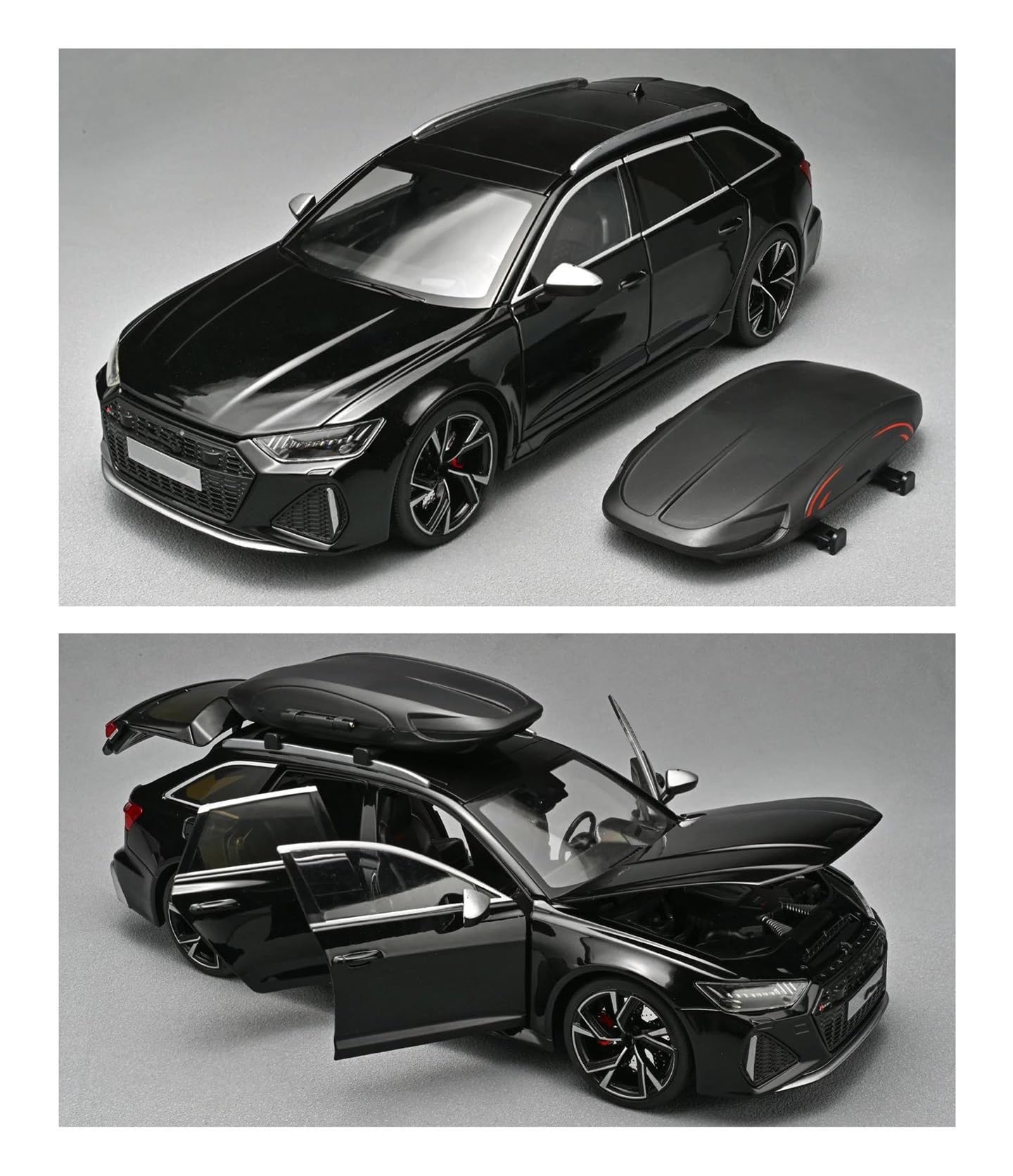 Automodello 1:18 Per Audi RS6 Modellino In Lega Metallica Pressofusa | Nero