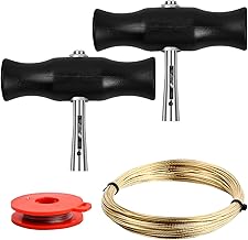 Car Windshield Removal Tool, Windshield Window Cutting Wire & Handle Window Shield Remover Kit, Windshield Remover Tool, Plastic + Metal Material Window Shield Cutter, Windshield Replacement, Rear