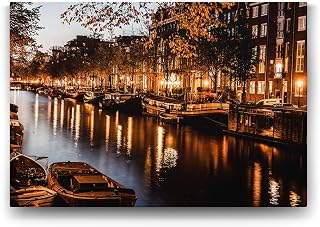 Amsterdam Hollanda Tablosu - 140x100cm