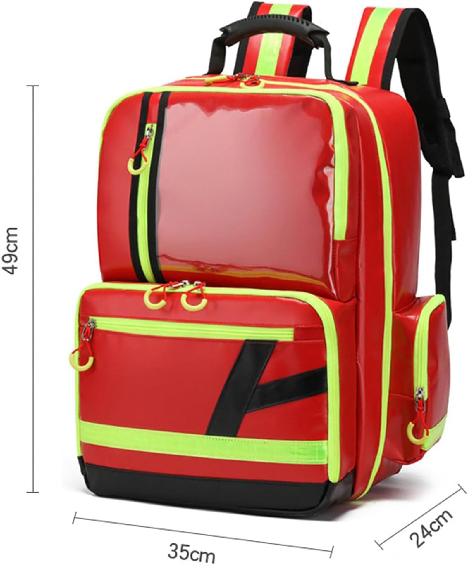 Borsa del primo soccorritore Zaino per traumi vuoto, borsa di pronto soccorso per paramedici e kit di emergenza medica, ideale per l'auto, la casa, il campeggio e l'escursionismo