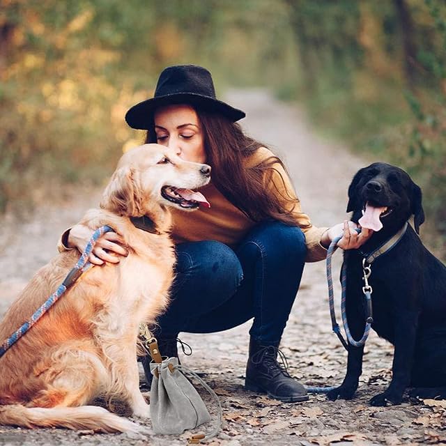 Foto 5 de 7 de DAWRIS Bolsa para golosinas para perros, bolsa de aperitivos para pájaros