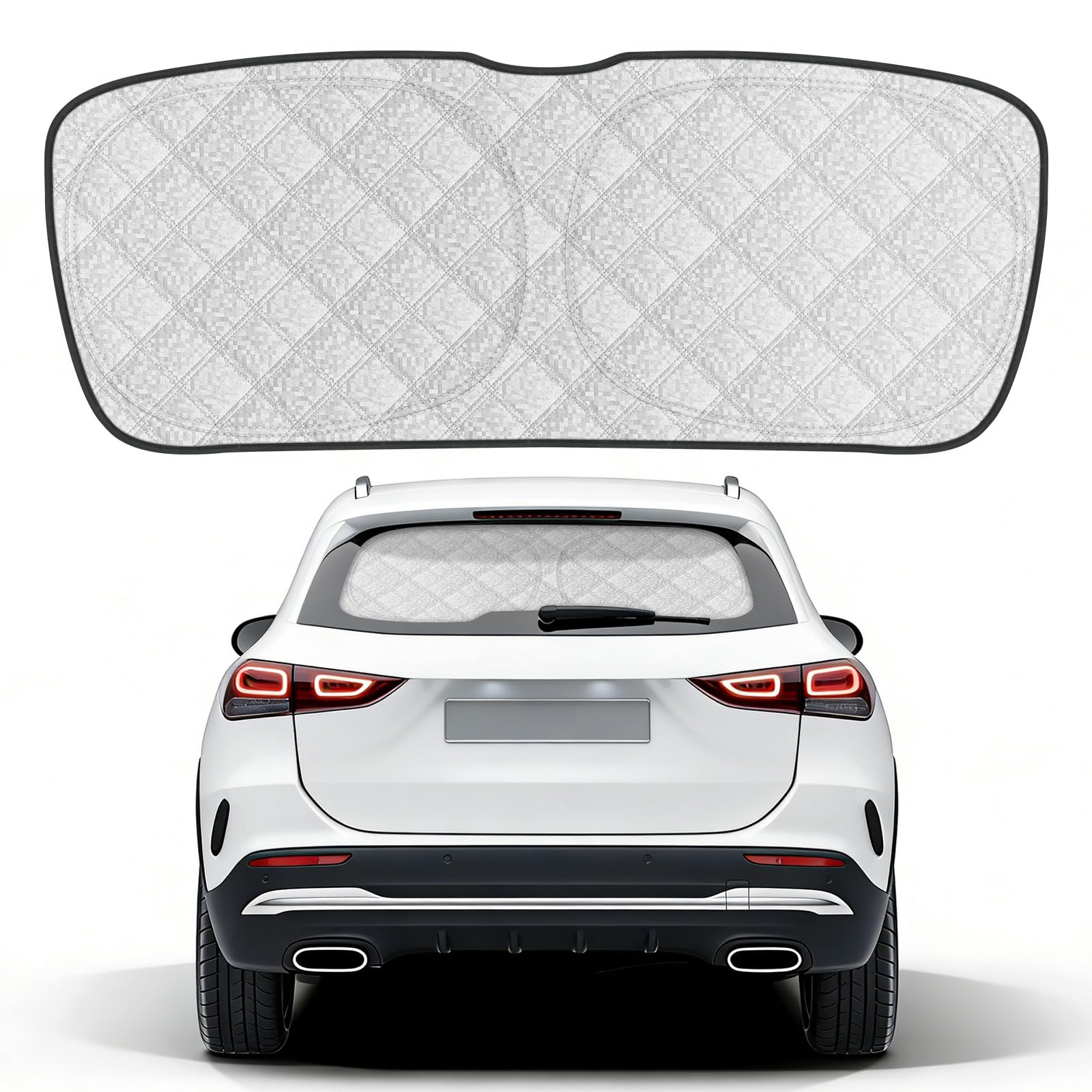 Protector Solar Interior Elegante y Reflectante para Ventana Trasera Mercedes GLA 7