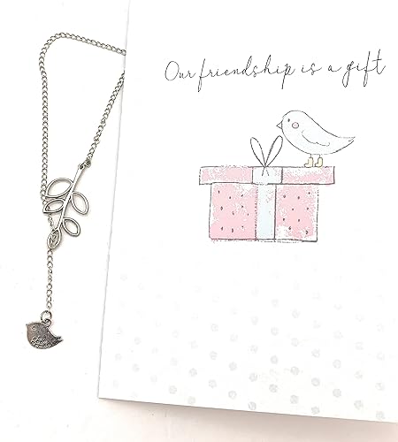 Miniatura 6 de Smiling Wisdom - Tarjeta de felicitación y recuerdo de la amistad con pájaros llenos de canciones y sorpresas - Adolescentes y mujeres, estilo