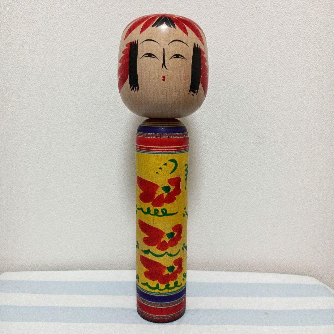 Amazon | こけし 田中恵治工人 蔵王系 伝統こけし | 民芸品 | おもちゃ