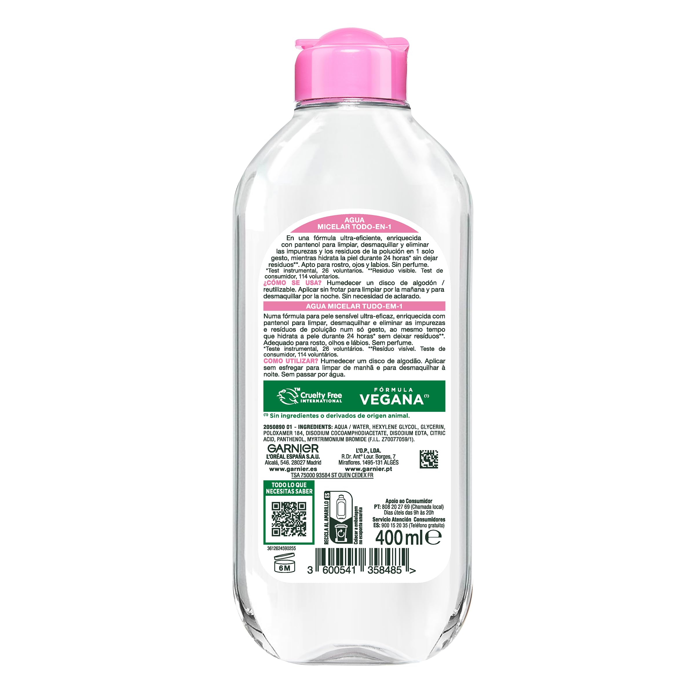 Garnier Agua Micelar 400 ml
